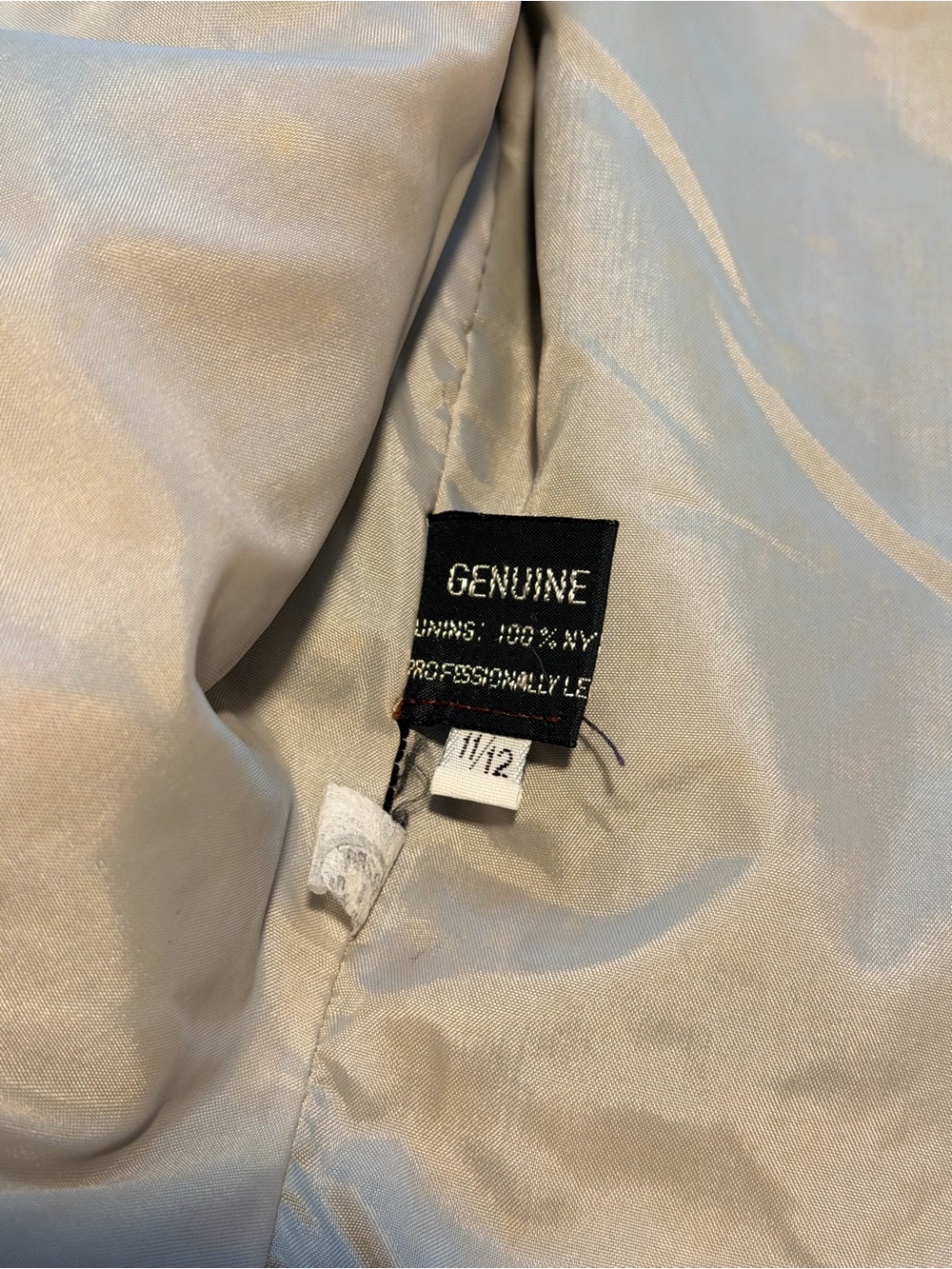 Winlit Genuine Leather Jacket - Women’s Size 11/12 - Gray - Excellent Condition - Picture 6 of 10